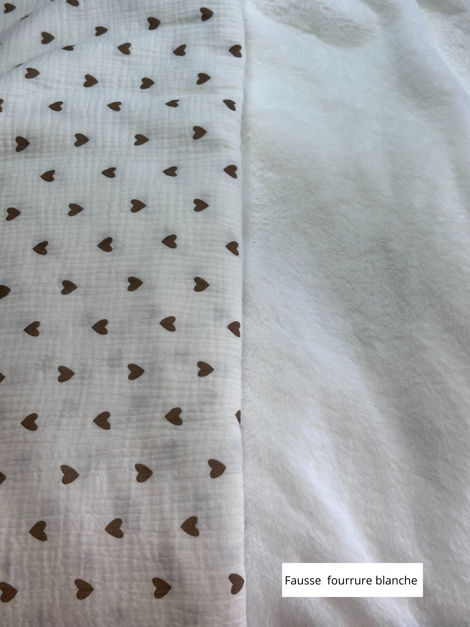 Couverture Coeur Marron