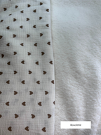 Couverture Coeur Marron