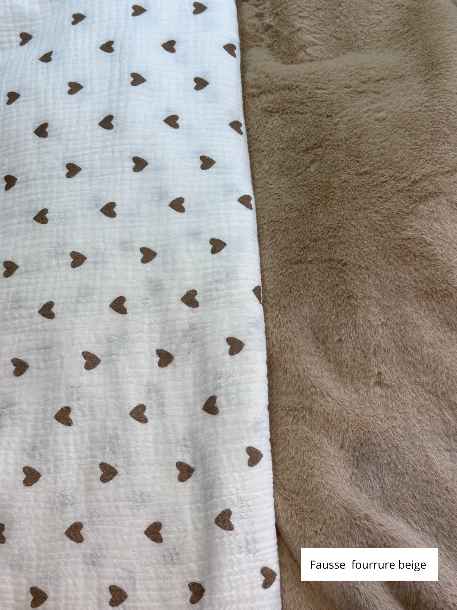 Couverture Coeur Marron