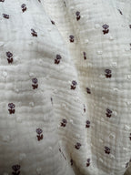 Couverture Plumetis mini fleur